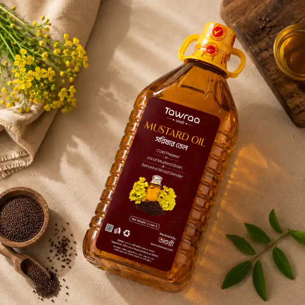 Tawraa Premium Mustard Oil (সরিষার তেল) - 2 Liter 4